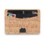 Slim Cork leather wallet eco-friendly natural leather men wallet