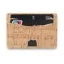 Slim Cork leather wallet eco-friendly natural leather men wallet