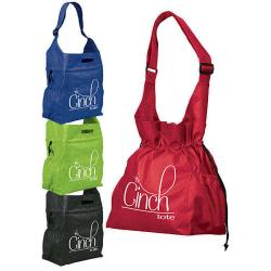 Gelory Wholesale Personalized Recycled Polyester Shoulder Style Drawstring Cinch Custom Logo Women Tote Bags