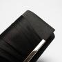 HR166 New Fashion Black Polyester Handbag Ladies Cross Body Luxury Clutch Bag Exquisite Show Evening Party Black Shoulder Bag