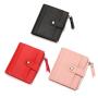 CUIKCA New Credit Card & ID Holders PU Leather Hasp Slim Women Wallet Zipper Coin Purse License Card Case Card & ID Holders