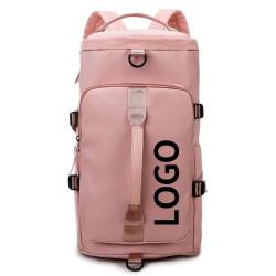 Custom Logo Short-distance Weekend Gym Sports Backpack Travel Duffle Bags With Shoes Compartment