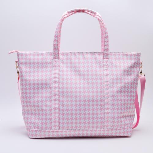 Fashion Printed Tote Bag Adjustable Strap Large Capacity Travel Waterproof Nylon Wholesale Print Customized Womens Handbags