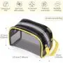 Custom Logo PVC Transparent Cosmetic Organizer Bag Clear Travel Toiletry Makeup Pouch Bags With Double Zipper