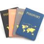 ZR601 New RFID PU Passport Bag Baggage Tag Travel Document Luggage Tag Passport Cover Multi Card Wallet Ticket Passport Clip