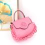 2024 newest acrylic chain ladies bag quality diamond logo designer female bag luxury popular women handbag supplier 24 cm
