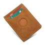 2024 Short Multi Card Hold Vintage Crazy Horse Leather Wallet Money Clip For Men Geldbeutel
