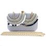 2024 custom Bling Bling Crystal Handbags Ladies Rhinestone Tote Bag Handmade Pearl Evening Bags