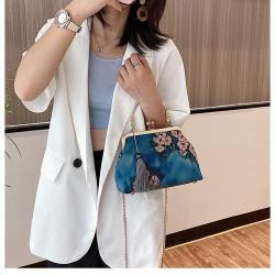 ZWY337 Vintage Fashion Printed Ladies Evening Bag Classic Elegant Mother Gift Handbag New Banquet Party Shoulder Crossbody Bag