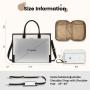 LOVEVOOK 2pcs high quality Work Bag 15.6 in Large Waterproof Computer laptop Briefcase Business Office Ladies Laptop bag handbag