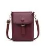 New Pure Color Simple Match Foreign Style Texture Purse Mobile Phone Bag Single Shoulder Oblique Span Mini Female Bag