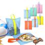 ZWY291 New Breathable Mesh Beach Shoes Bag Nylon Lightweight Foldable Daily Clutter Organizer Practical Handheld Swimming Bag