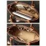 Vintage Summer Beach Woven Genuine Leather Real Cowhide Top Handle Tote Shoulder Bag Crossbody For Women