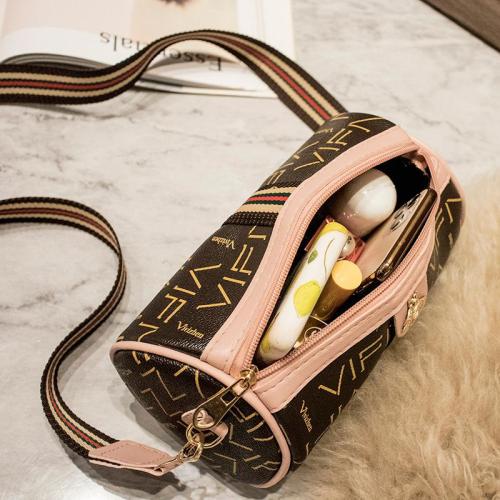 Women's retro pillow bag with red cross-border vintage pattern, single shoulder fashion cosmetic bag, in stock for ladies