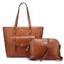LOVEVOOK  Female Shoulder Crossbody Messenger Bags PU Leather Bag Set for Ladies Women Handbags