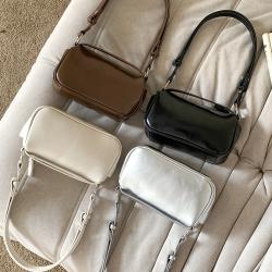 New korean style Fashion retro crossbody bag women shoulder Plain simple ladies hand bags handbags luxury messenger bags