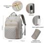 LOVEVOOK Fashion Oxford Travel Backpack Water Resistant multiple pockets College School Bookbag Women 15.6" 17" Laptop Backpacks