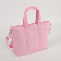 Keymay No Moq Stock Adjustable Waterproof Pink Tote Bag Cute Tote Bags Nylon Tote Bag
