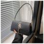 2024 Shinny Leather Shoulder Tote Bags Ladies Luxury Leather Bags Women Handbags For Girls Evening Bags