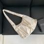 New product Fashion pleat design shoulder bags for women luxury handbags for women large capacity soft Nylon bag