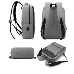 KBW761 Travel Laptop Backpack for Men Usb Charging Functional College Business 15.6 Inch Polyester Leisure Fashion School Bag