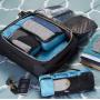 Wholesale Custom Logo 4 Pack Cube Clothes Shoes Luggage Storage Bag Three Color Travel Organizer Bag
