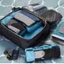 Wholesale Custom Logo 4 Pack Cube Clothes Shoes Luggage Storage Bag Three Color Travel Organizer Bag