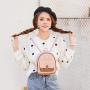 Manufacturers Wholesale Bags Pu Leather Backpack Women  Mobile Phone Hand Bags  Mini Student Backpack