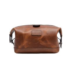 Luxury leather cosmetic bags & cases portable cosmetic makeup accessories toiletry bag for travel