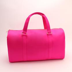 Keymay Women Personalized Overnight Bag Large Capacity Handbag Foldable Waterproof Nylon Weekend Travel Gym Sports Duffel Bag