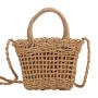 ZR780 Beach Bag Handbag Women Fashion Handmade Half-Round Rattan Woven Straw Summer Messenger Crossbody Bag Girls Lady Straw Bag