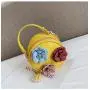 wholesale fashion mini purse handbag for kids girl flower decoration chain round girls shoulder bag