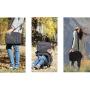 Custom Fabric Carbon Lined Stash Bags Odor Smell-proof Case Smellproof Single Shoulder Bag