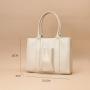 Custom Women Fashion Ladies Purses Pu Leather Tote Bag Shoulder Bag Large Capacity Ladies Tote Bags