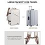 Carry on Luggage Travel Backpack Large 40L Personal Item Suitcase Travel Bag for Men Women Flight Approved with 3 Packing Cubes