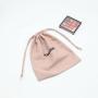 Hot Sale Ladies Designer Cotton Linen Dust Cosmetic Travel Handbag Shoulder Drawstring Cotton Gift Shopping Bag