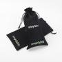 Natural Jute Packaging Bag Factory Custom Logo Printed Small Jute Coffee Drawstring Pouch Linen Gift Bags