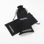 Natural Jute Packaging Bag Factory Custom Logo Printed Small Jute Coffee Drawstring Pouch Linen Gift Bags