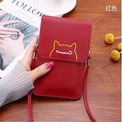 2024 New Fashionable Female Mobile Phone Bag Students Summer Mini Messenger Simple Thin Korean Design