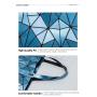 Lovevook 2021 Women Designer Fashion Handbags ladies Luxury Shoulder Bags womens Large luminous geometric Tote bag