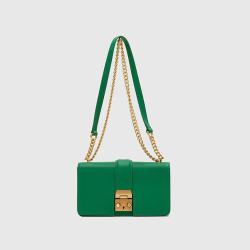 Wholesale Chain Shoulder Bags Elegant Women Small Square Leather Bags Ladies Handbags