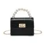Ladies Crocodile Jelly Crossbody Bag Fashionable Portable Single Strap Handbag Zero Wallet Pearl for Children Cross-Border Style