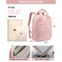 Wholesale ladies office computer bag with zipper travel backpack waterproof women's backpacks large school college bag for girls