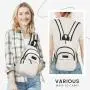 Sucipi Fashion Sling Bag Backpack for Women Men Convertible Daypack Crossbody Bag Travel Hiking Sports Waterproof Chest Bag