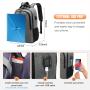 LOVEVOOK Wholesale Custom waterproof Anti-Theft men bags work business travel bags usb 15.6 17 laptop backpacks