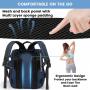 LOVEVOOK Factory Wholesale Baby Diaper bag with Changing Station Pad with USB Port Multifunction Quilted Mommy Diaper Bags 2023