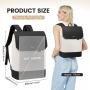 LOVEVOOK 14 15.6 17 Inch Waterproof Cover Rolltop Laptop Backpacks Men Anti-Theft University School Bags Women's Elegant Daypack