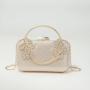 New arrival vintage rhinestone flower women's bags wedding purses elegant shoulder crossbody bag evening handbags for woman