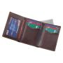genuine leather men's wallet slim card holder wallet for men rfid card holder wallet with id card holder