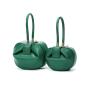 Hot Sales Genuine Leather Wrist Bag Dumpling Shape Designer Mini Bags For Ladies